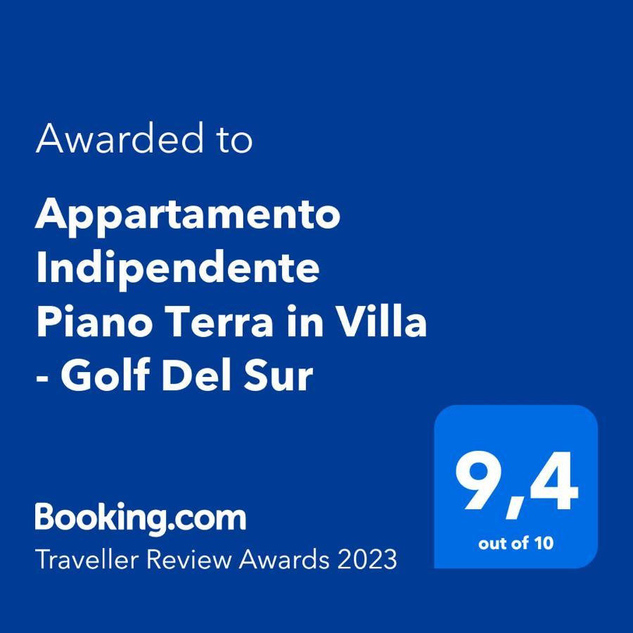 Appartamento Indipendente Piano Terra In Villa - Golf Del Sur San Miguel de Abona Ngoại thất bức ảnh